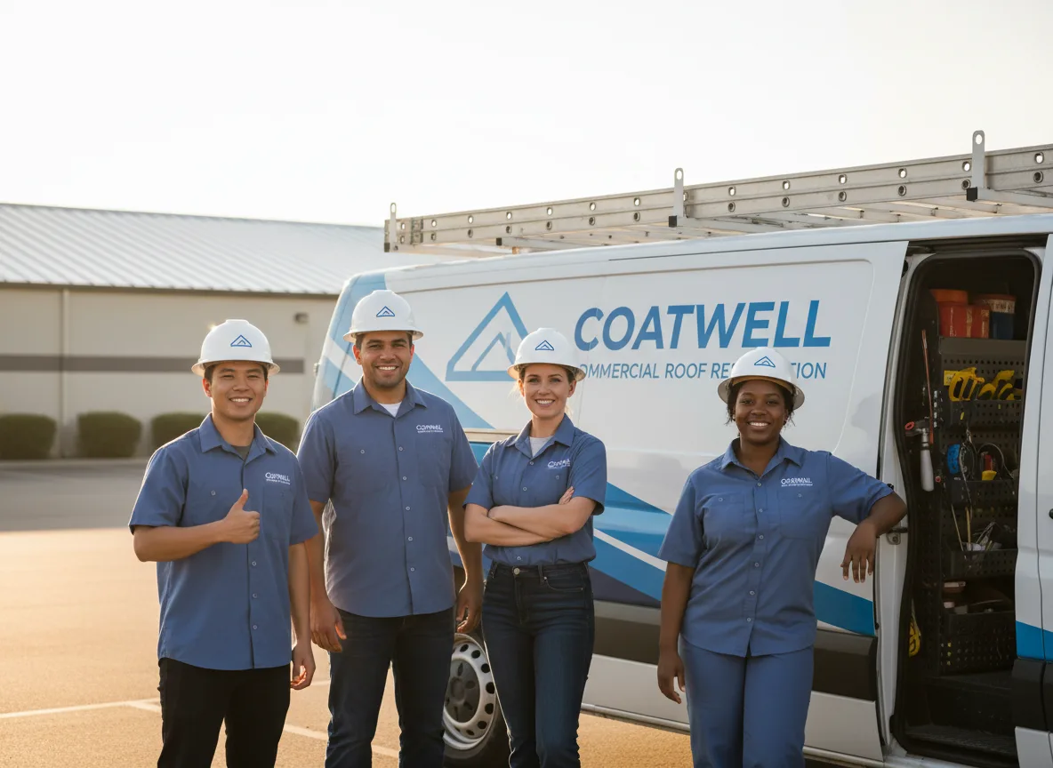 Commercial roof coating company in Ixonia, WI